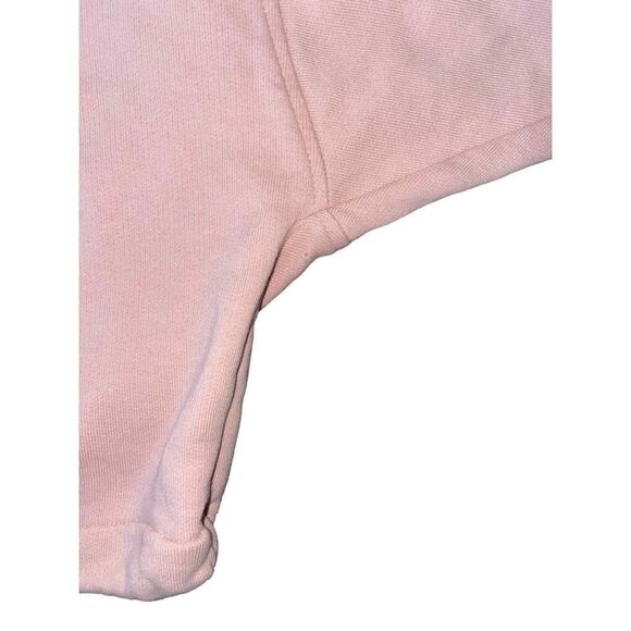 Adidas Half Zip Pullover Sweater Crop Pink Size Large - Picture 6 of 6